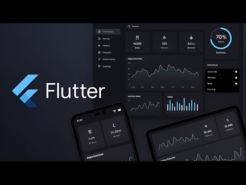 Learn To Create Responsive UI Design in Flutter | Dashboard UI