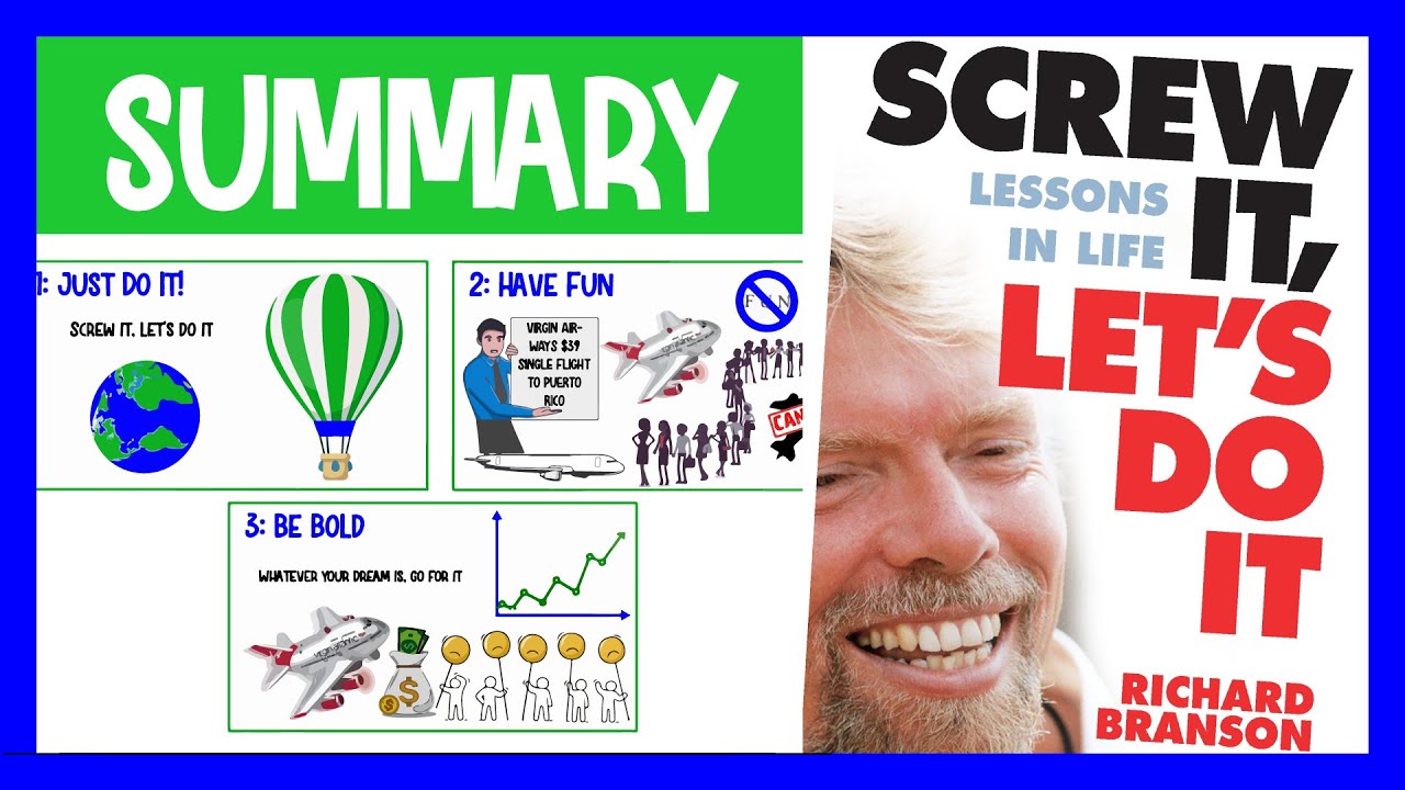 Screw It, Lets Do It by Richard Branson | Animated Book Summary