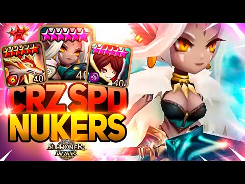 Climb to G2 with MASS CRAZY SPD NUKERS in Summoners War