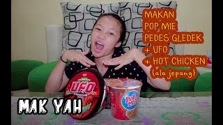 Download lagu Mak Yah Review Pop mie Samber Gledek hot chicken a... mp3