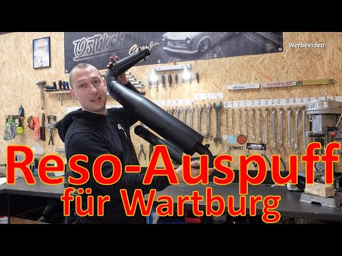 Resonance exhaust for Wartburg 353 / 312 - Thomas IFA Garage product presentation
