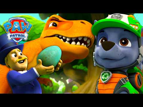 ¡Problemas gigantes! ¡Salva al bebé dinosaurio! 🚨 | PAW Patrol | Episodio Español | Compilación