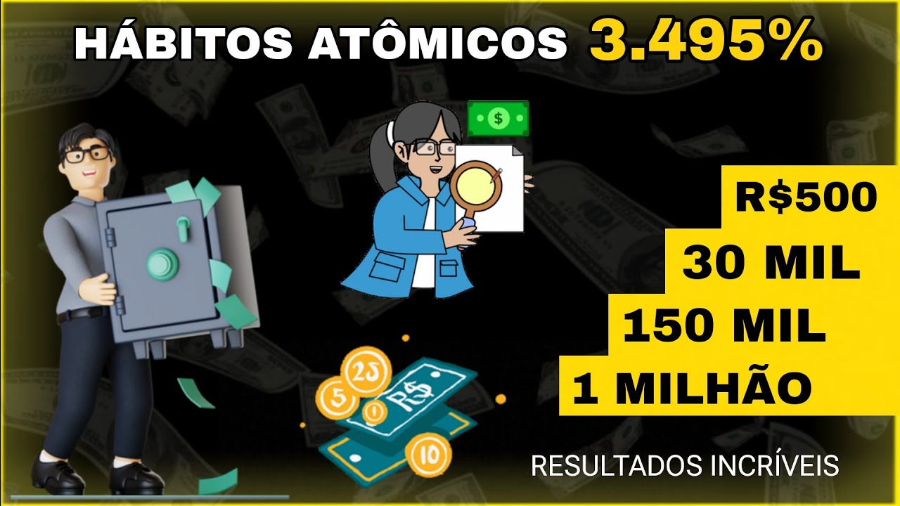 O Poder dos Hábitos Atômicos Para EXPLODIR Suas Finanças em 3.495%