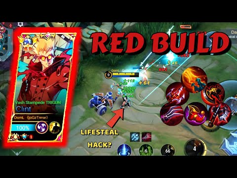 CLINT NEW RED BUILD GAMEPLAY - ( LIFESTEAL HACK!! ) ~ MLBB 2023