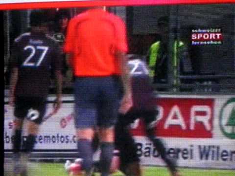 But de Genserix Kusunga (FC Wil - Servette FC 3.8.2009)