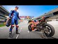 World S Fastest Motorbike Vs Fabio Wibmer