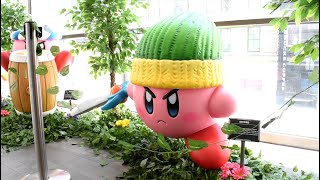 Kirby Statues at Nintendo NY (Kirby and the Forgotten Land)