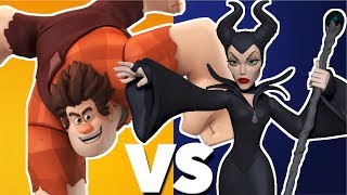 Maleficent vs Wreck It Ralph Nursery Rhymes (SKIP TO MY LOU)