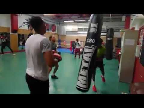 Session de boxe pour les cyclistes du SCA 2000 Evry