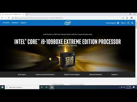 INTEL® CORE™ i9-10980XE EXTREME EDITION PROCESSOR