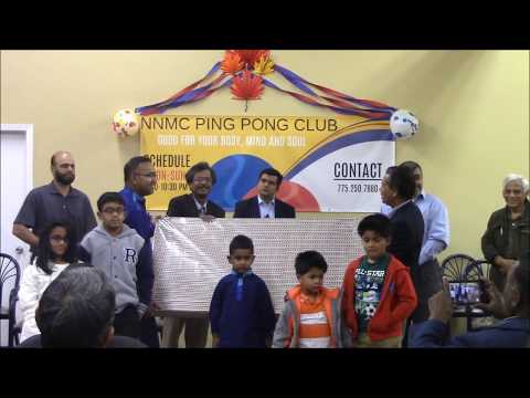 NNMC Ping Pong Club Opening ceremony TV Handover