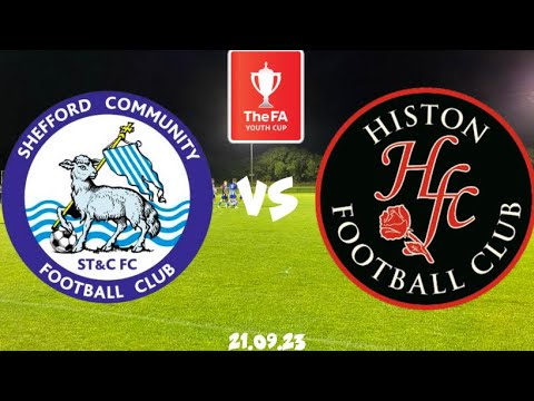 6-0 WIN, FA YOUTH CUP ACTION, SHEFFORD CAN’T STOP SCORING - Shefford T+C U18 vs Histon U18