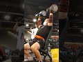 Dumbbell shoulder press 100lbs