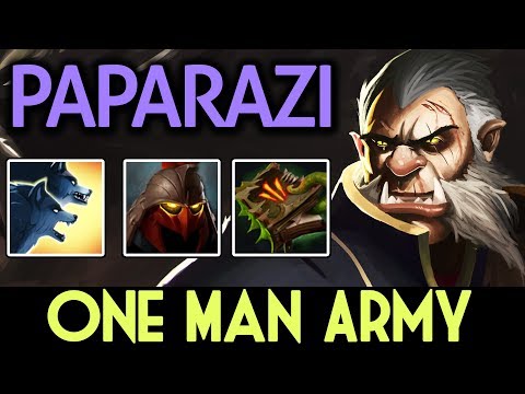 PAPARAZI Dota 2 [Lycan] Crazy Full Units Build | One Man Army