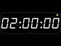 2 Hour - TIMER & ALARM - 1080p - COUNTDOWN