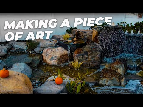 Building a Unique Fountainscape | Tips for Directing the Water, Plumbing, and Nighttime Lighting