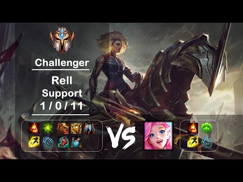 [4K] KR Challenger Support Rell vs Seraphine Ep.1686