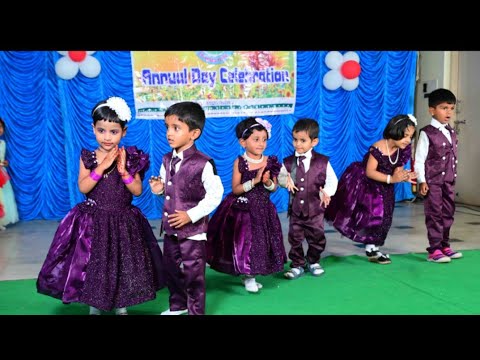 Chikubuku railu dance performance by nursery kids @Hippokids care pre-school& Daycare Srirangapatna