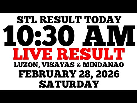 STL Result Today 10:30 AM Draw February 28, 2026 Saturday STL Luzon, Visayas, Mindanao LIVE Result