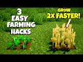 ☀️SPEED UP YOUR FARMING! BEST Farming Tricks for FASTER GROWTH | How to Farm FAST in Minecraft