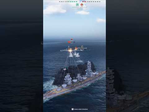 FUSO'S REVENGE! 🔥 DEVASTATING Salvo Sinks Texas! #shorts