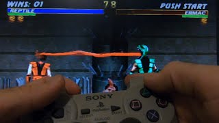 MK TRILOGY (1996/PS1) - ONE BUTTON FATALITY CODE