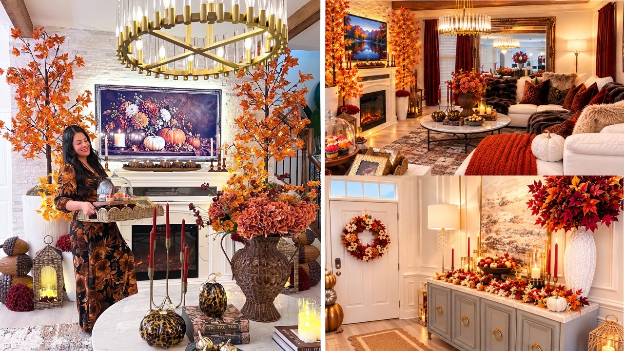 ✨ FALL HOME DECOR & ORGANIZATION ✨Fall Home Decorating Ideas