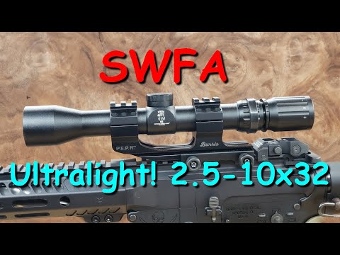 SWFA Ultralight 2.5-10x32 -Unboxing - They Werent Kidding!