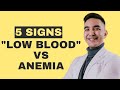 5 Signs Ng Low Blood Vs Anemia Kilimanguru