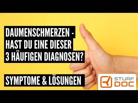 Thumb pain 3 reasons - The most common thumb pains