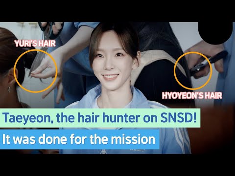 Why does Taeyeon carry around scissors?