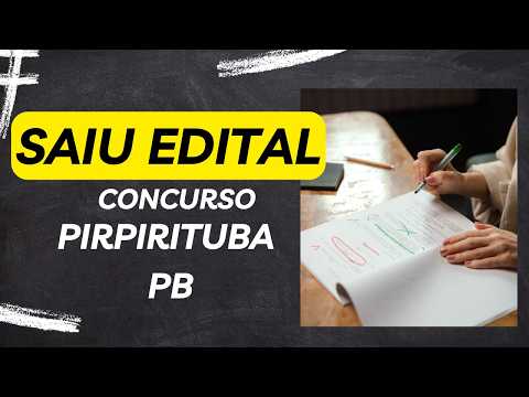 Concurso público da Prefeitura de Pirpirituba - Paraíba 2026