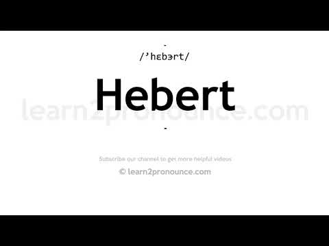 How to pronounce Hebert | English pronunciation