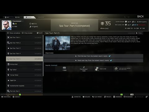 Spa Tour Part 5 - Peacekeeper 12.9 - Escape From Tarkov