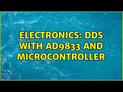Electronics: DDS with AD9833 and Microcontroller
