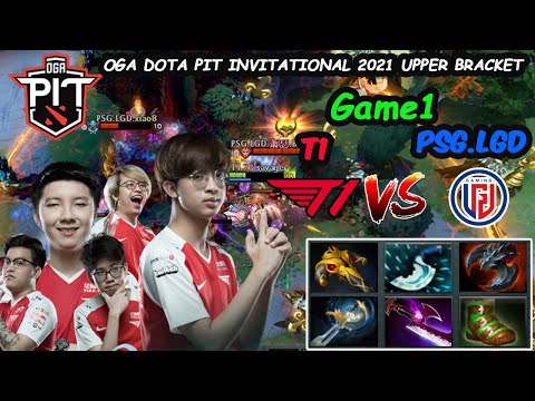 T1 vs PSG LGD - 23savage Sven OGA Dota PIT Invitational Upper Bracket  Game1