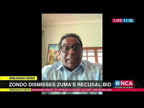 Casac's Lawson Naidoo comments on Zondo recusal decision [1 2]