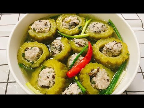 Canh mướp đắng nhồi thịt