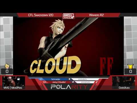 CFL Smackdown 120 WiiU - FOX MVG | Mew2king (Cloud) vs DarkAura (Pikachu) - Winners R2