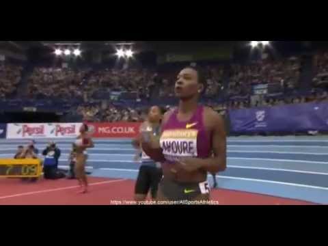 IAAF Indoor Grand Prix birmingham 2015 - Murielle Ahoure 7.10 - Women's 60 Metres Final