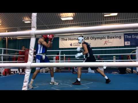 European champion Joe Cordina spars at the GB gym