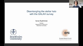 Iryna Kushniruk • Disentangling the stellar halo with the GALAH survey