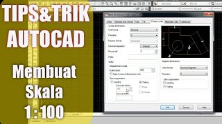 Download lagu Cara Membuat Skala 100 di Autocad dimension autocad mp3