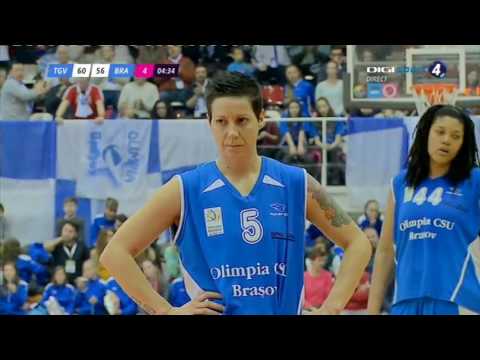 Finala cupei Romaniei la baschet feminin CSM Targoviste vs Olimpia Brasov 64 63 sfertul4