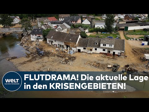 UNWETTERKATASTROPHE in DEUTSCHLAND: So ist die aktuelle Lage in NRW und Rheinland-Pfalz