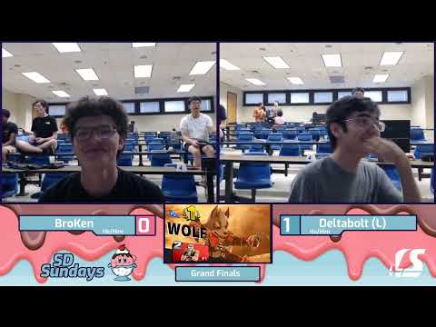 SD Sundays #42 BroKen (Palutena, Terry, Cloud, Ken) vs Deltabolt (Wolf) Grand Finals