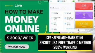 CPA Marketing Tutorial 2025 | Earn Up to $500/Day with AdBlueMedia & Craigslist Email Marketing thumbnail