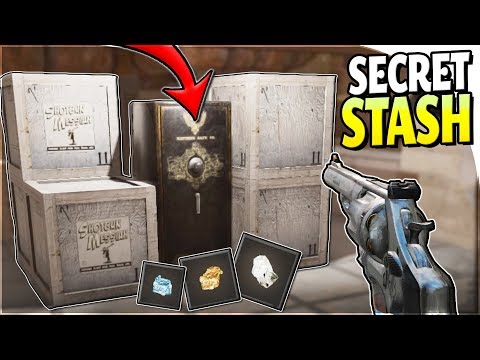 UNBELIEVABLE SECRET STASH - DOUBLE BOSS + REVOLVER - 7 Days to Die Alpha 17 Gameplay Part 8