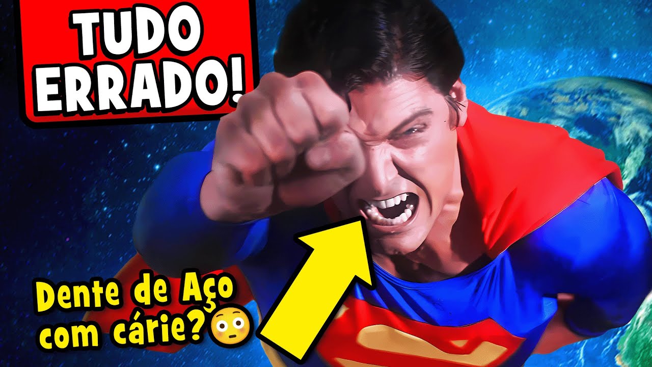 ERROS BIZARROS que você não NOTOU em SUPERMAN 🎬
