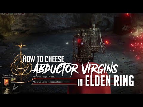 How to Cheese Abductor Virgins (Wheel and Swinging Sickle) in Elden Ring (Easy Kill)